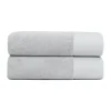 Serviettes de douche Juniper 70x140 cm lot de 2, Stone Grey
