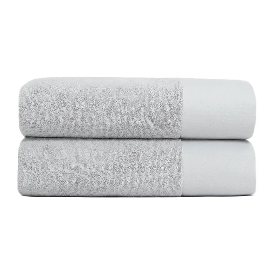 Serviettes de douche Juniper 70x140 cm lot de 2, Stone Grey