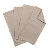 Serviettes de table Clean 45 x 45 cm lot de 4, sable