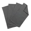 Serviettes de table Clean 45 x 45 cm lot de 4, charbon de bois