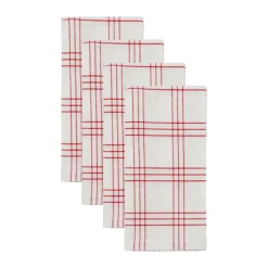 Serviettes en coton Chef, lot de 4, Rouge