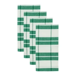 Serviettes en coton Chef, lot de 4, Vert