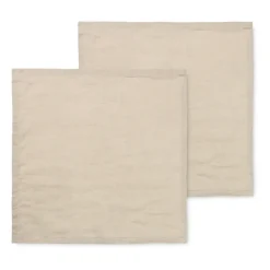 Serviettes en lin Ferm Living Lot de 2, Natural