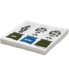Serviettes Persons kryddskåp Lot de 20, vert-bleu