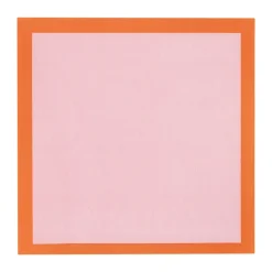 Serviettes Play 33x33 cm lot de 20, Rose-orange