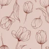 Serviettes Tulipa 33x33 cm Lot de 18, Blush
