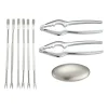 Set à crustacés Skagen 9 Pièces, Acier inoxydable