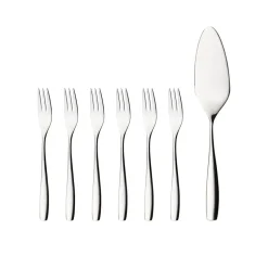 Set à gâteaux Julie 7 pièces, Acier inoxydable