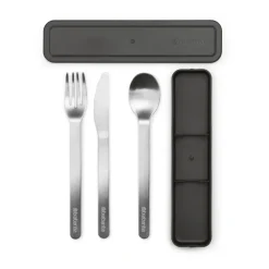 Set de 3 couverts Make & Take, Gris foncé
