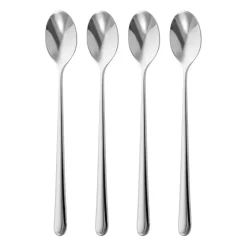 Set de 4 cuillères à café Kingham Bright, Acier inoxydable