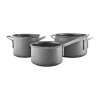 Set de casseroles Eva Trio Grey Line, 3 pièces