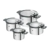 Set de casseroles/grandes casseroles Zwilling Simplify 8 pièces, Acier inoxydable