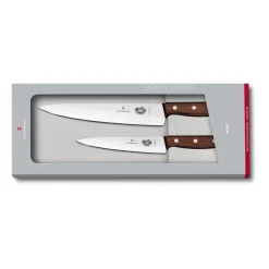 Set de couteaux de cuisine Wood, Acier inoxydable-érable