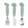 Set de couverts Easy-grip Deer Friends 3 pièces, Vert