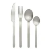 Set de couverts Stelo, 4 pièces, Brushed Stainless Steel