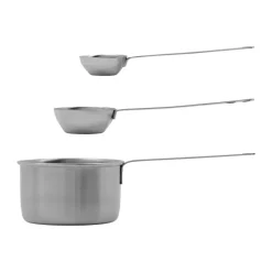 Set de mesures Nicolas Vahé, 3 pièces, Silver finish