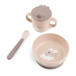 Set de repas premier âge Happy Clouds 3 pièces, Poudre