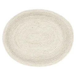 Set de table Braided oval, Ivory