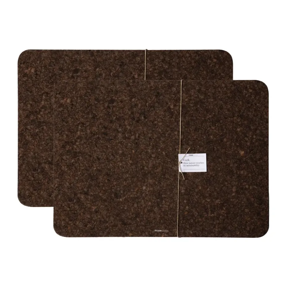 Set de table Cork 30x40 cm Lot de 2, Smoked