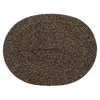Set de table Ella oval, Noir