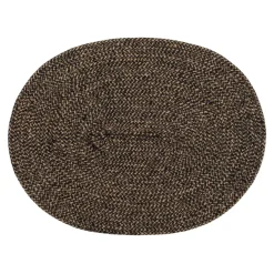 Set de table Ella oval, Noir