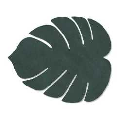 Set de table Monstera Leaf Nupo S, Vert foncé