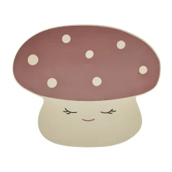 Set de table Mushroom, Rouge pâle