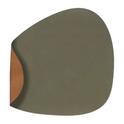 Set de table Nupo curve réversible L 1 pièce, Army green-nature