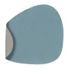 Set de table Nupo curve réversible L 1 pièce, bleu clair-gris clair