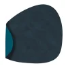 Set de table Nupo curve réversible L 1 pièce, Midnight blue-petrol
