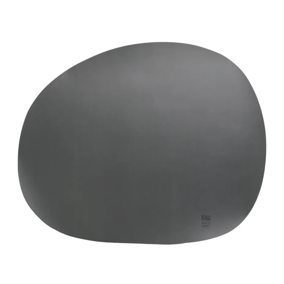 Set de table Raw 41 x 33,5 cm, gris