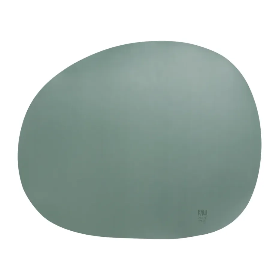 Set de table Raw 41 x 33,5 cm, vert