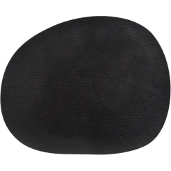 Set de table Raw cuir, Black buffalo (noir)