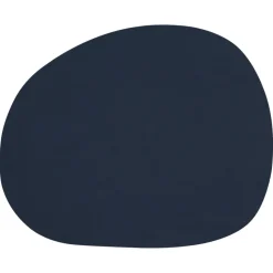 Set de table Raw cuir, Dark blue buffalo (bleu foncé)