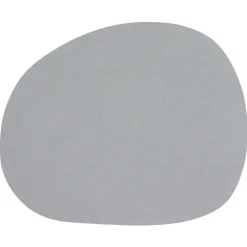 Set de table Raw cuir, Light grey buffalo (gris clair)