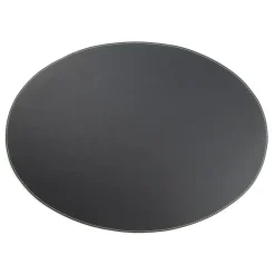 Set de table Ørskov cuir ovale, noir