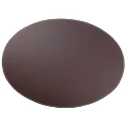 Set de table Ørskov cuir ovale, marron