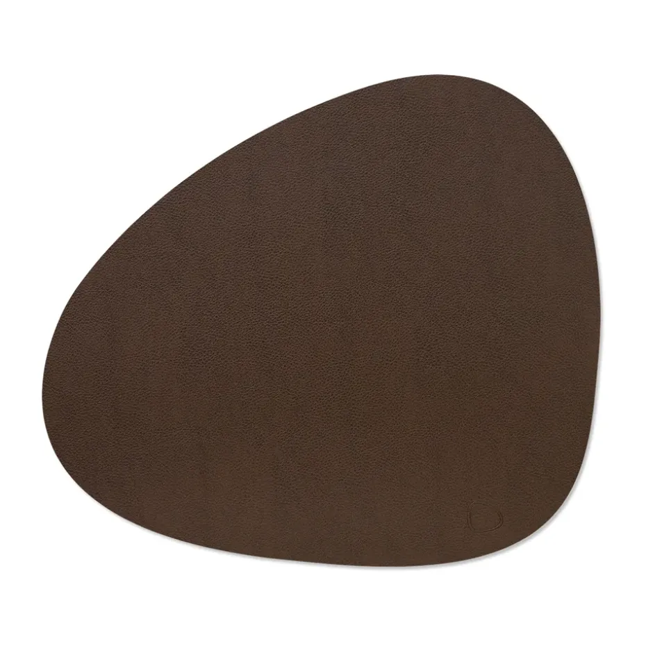 Set de table Serene Curve L 37x44 cm, Noisette