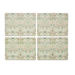 Set de table Strawberry Thief 30x40 cm, lot de 4, Green