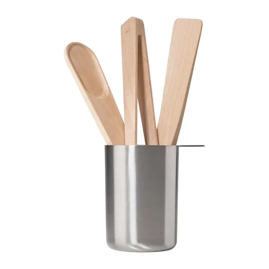 Set d'ustensiles de cuisine Singles 4 pièces, Acier