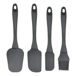 Set d'ustensiles de cuisine Rowan 4 pièces, Gris