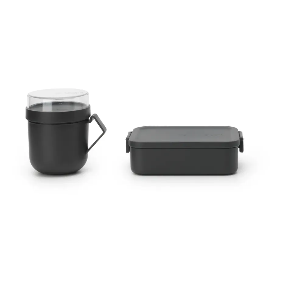 Set lunch 2 pièces Make & Take, Gris foncé