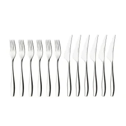 Set steak Julie 12 pièces, Acier inoxydable
