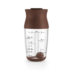 Shaker pour mélange à pancakes Lékué, Marron
