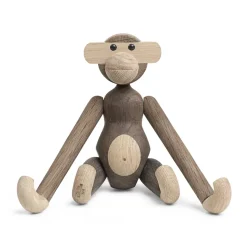 Singe en bois Kay Bojesen petit, chêne-chêne fumé