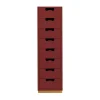 Snö commode 8 tiroirs, Brown red