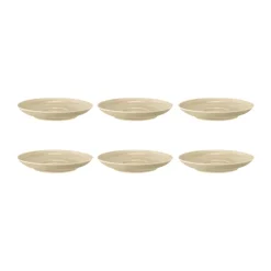 Soucoupe à café Terra Ø 12 cm, lot de 6, Sand Beige