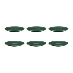 Soucoupe à café Terra Ø 16,1 cm, lot de 6, Moss Green