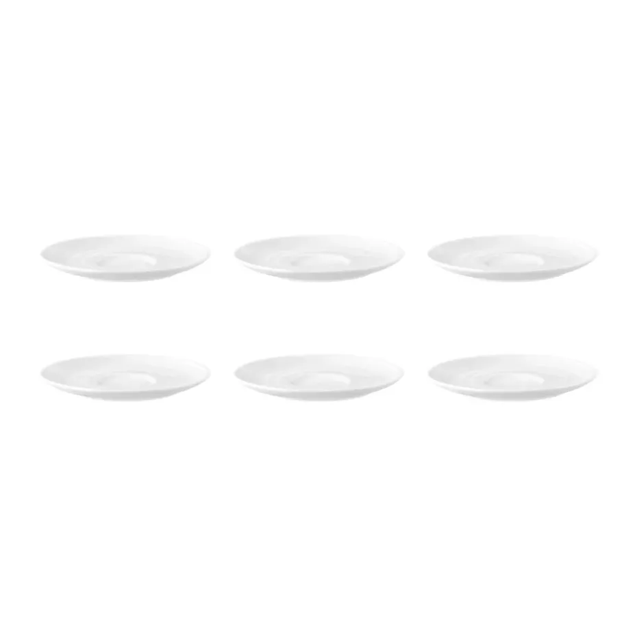 Soucoupe à café Terra Ø 16,1 cm, lot de 6, Blanc