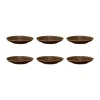Soucoupe à café Terra Ø 12 cm, lot de 6, Earth Brown